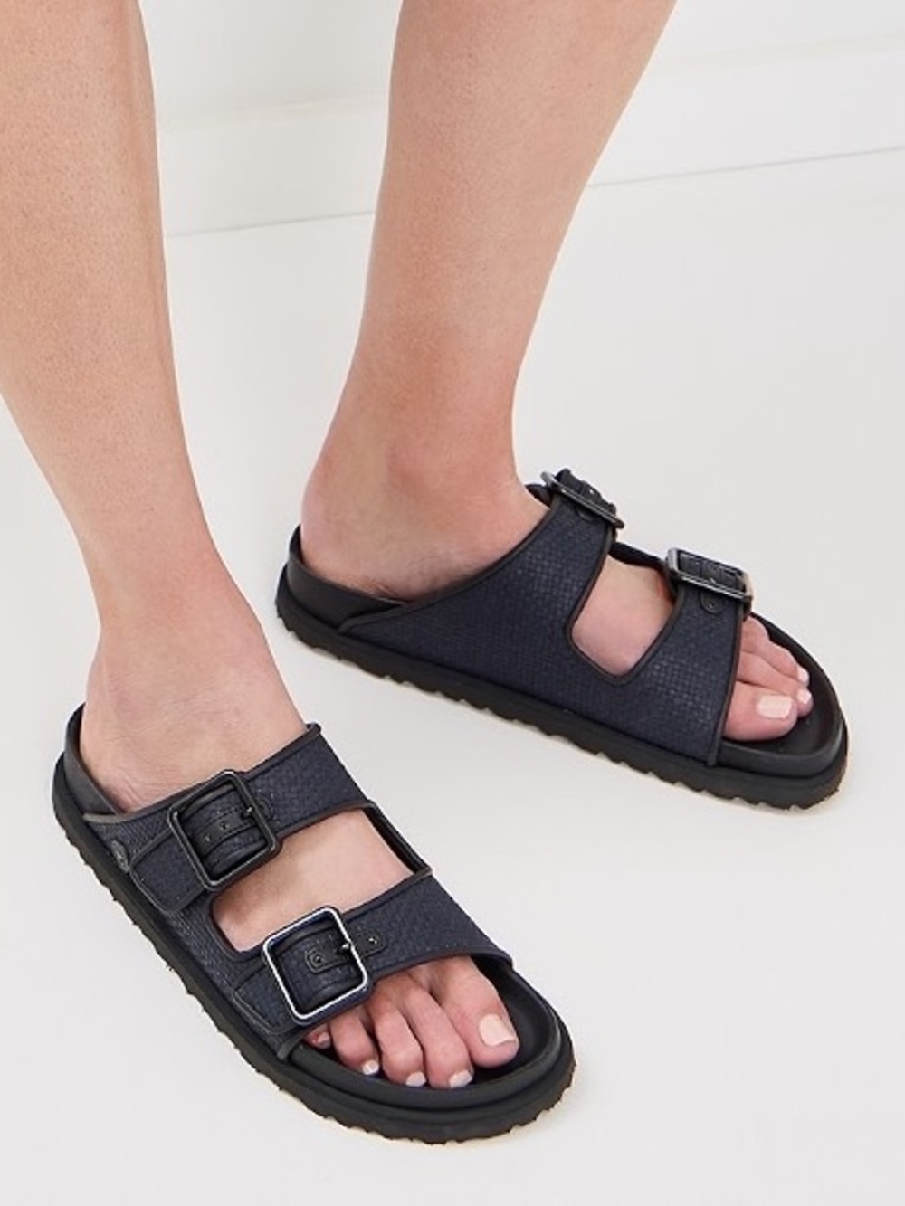 Birkenstock 1774 Arizona Luxe Raffia Sandals